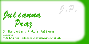 julianna praz business card